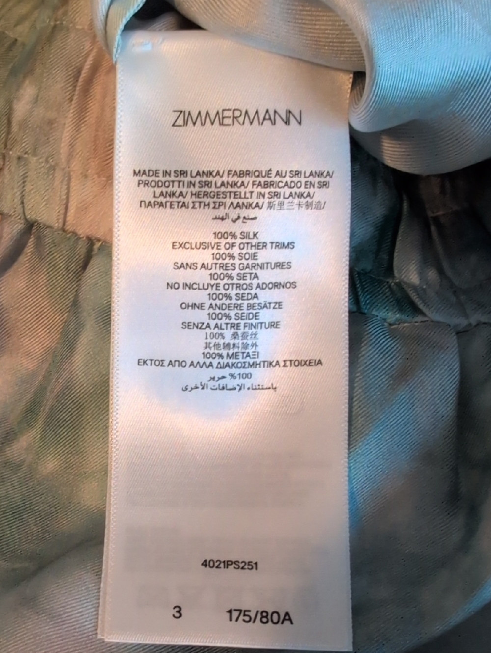 Zimmermann Wide-Leg Illuminate Track Silk Pants - Picture 13 of 13